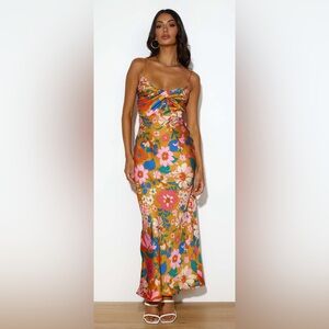 Hello Molly Intriguing Girl Maxi Dress Orange